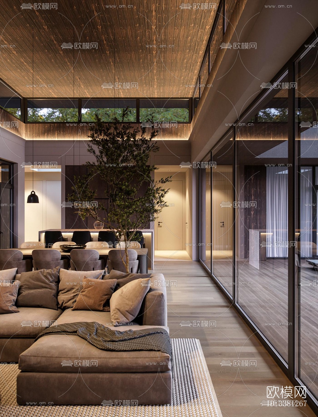 现代别墅效果图下载（渲染图18）