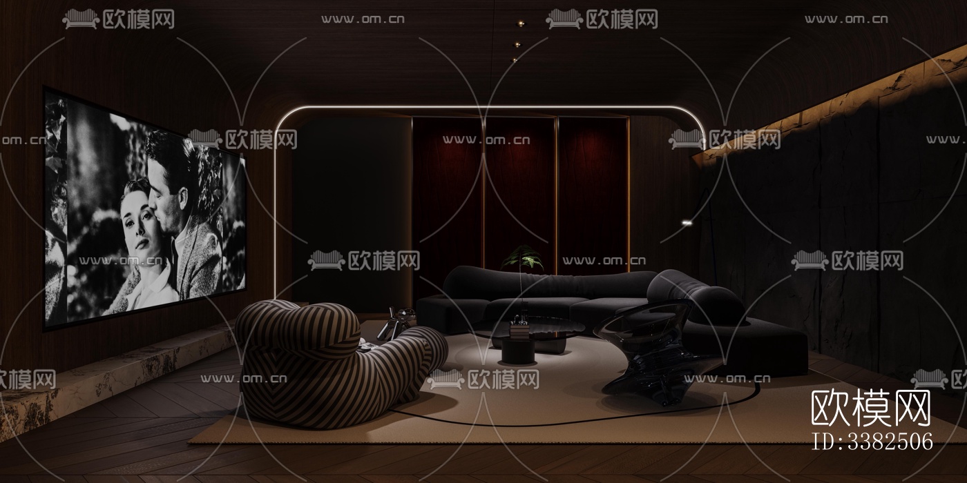 现代别墅效果图下载（渲染图3）