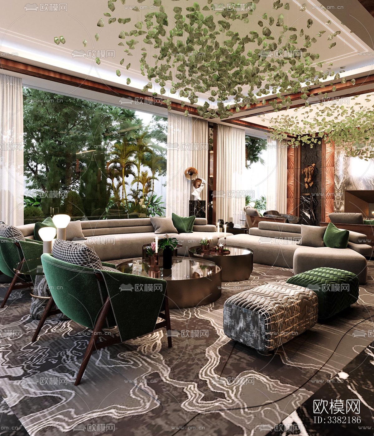 现代别墅效果图下载（渲染图10）