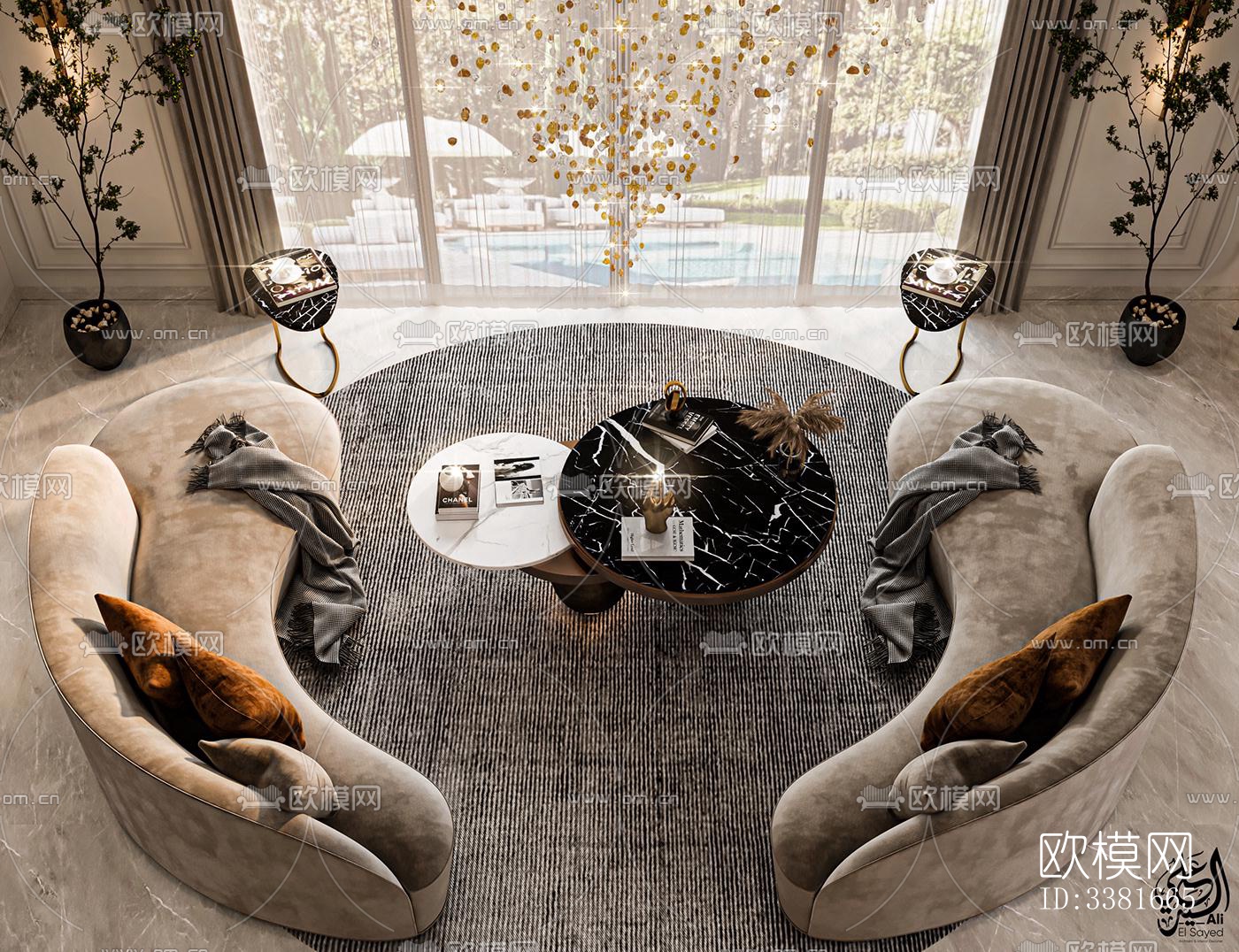 现代别墅效果图下载（渲染图2）