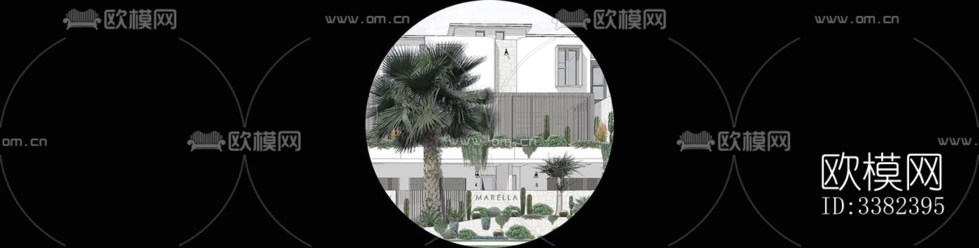 现代别墅效果图下载（渲染图10）