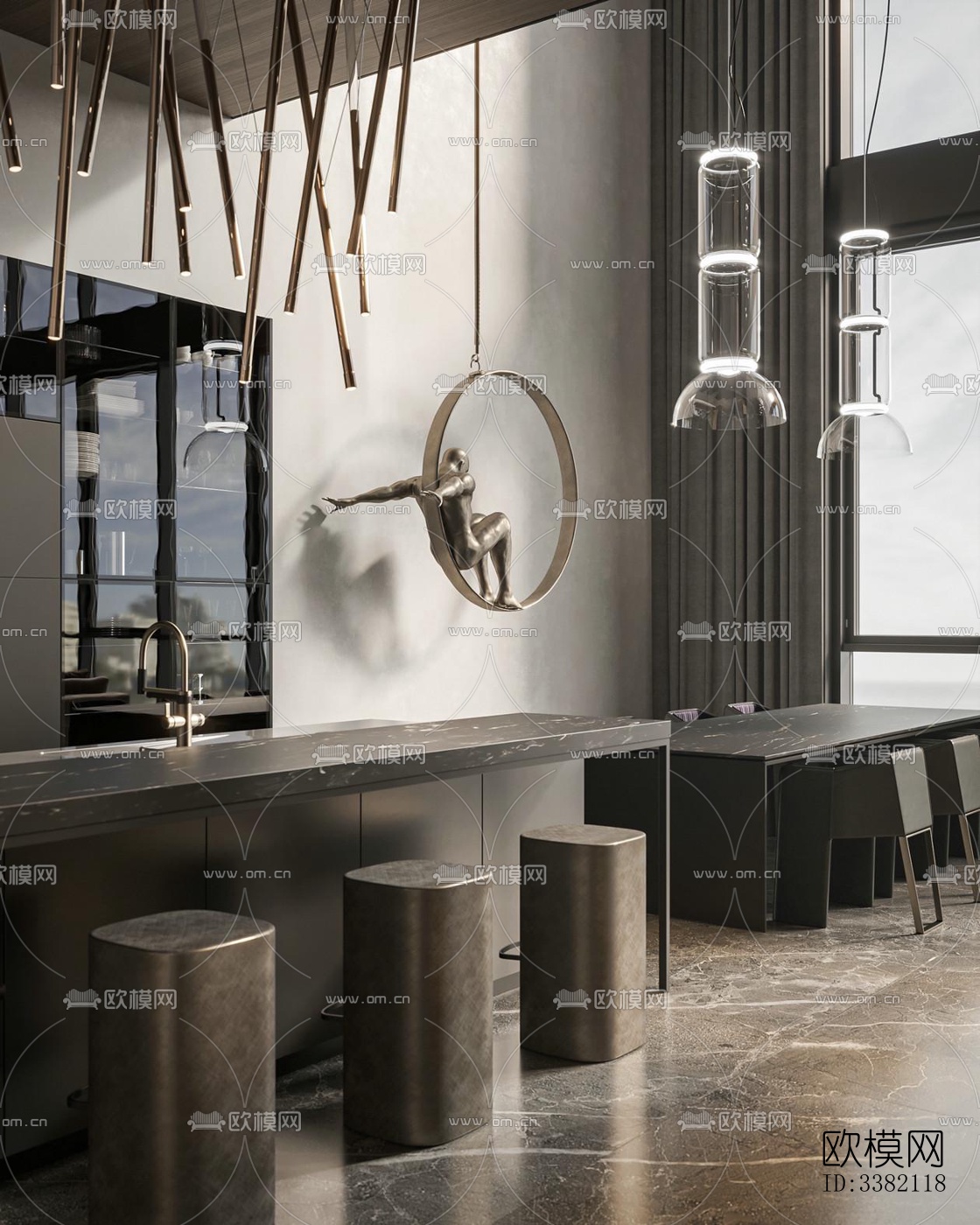 现代别墅效果图下载（渲染图15）