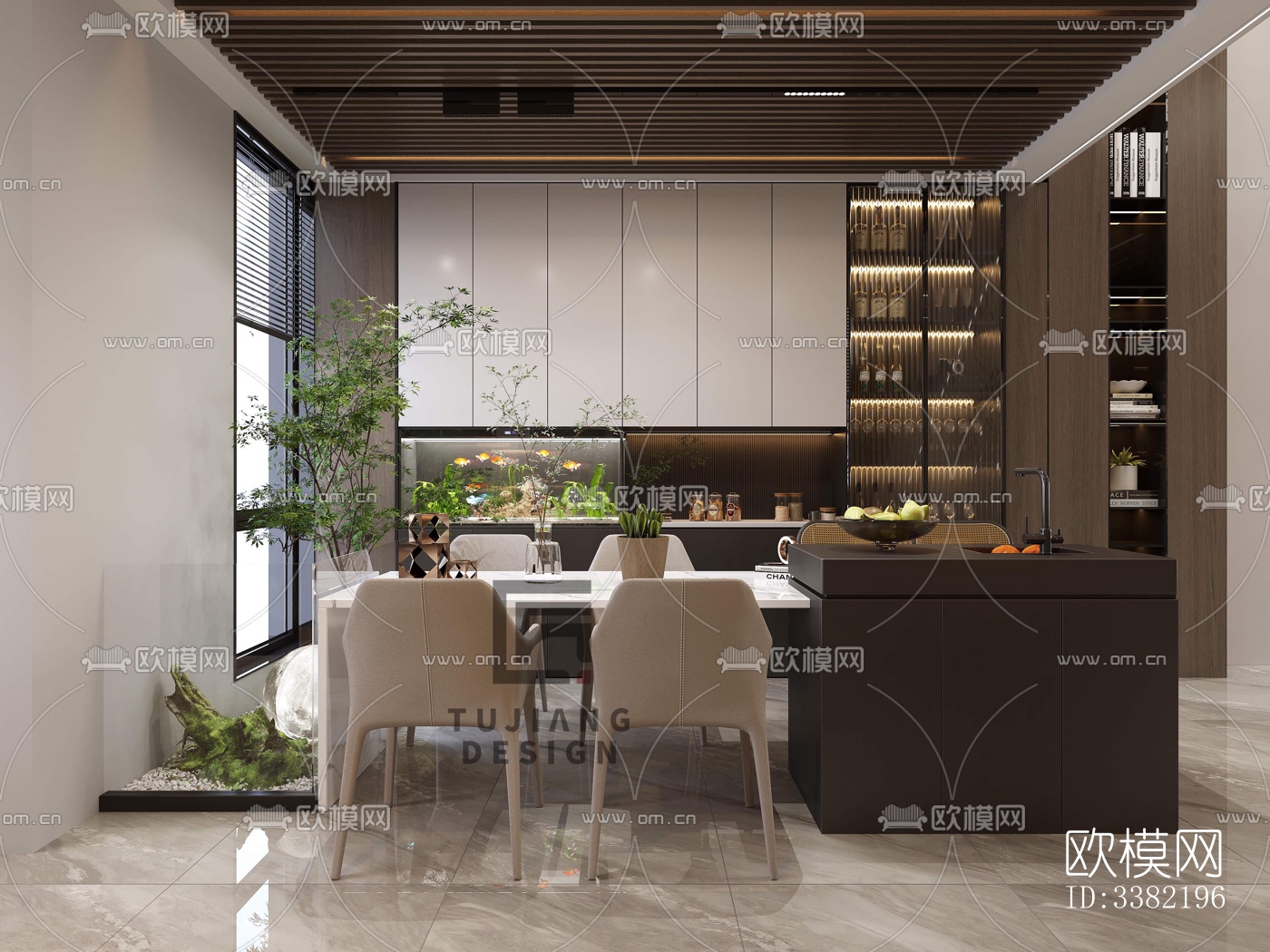 现代别墅效果图下载（渲染图1）