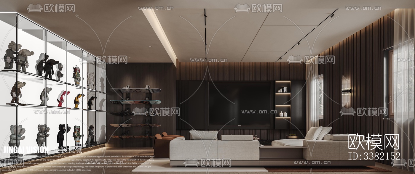 现代别墅效果图下载（渲染图3）