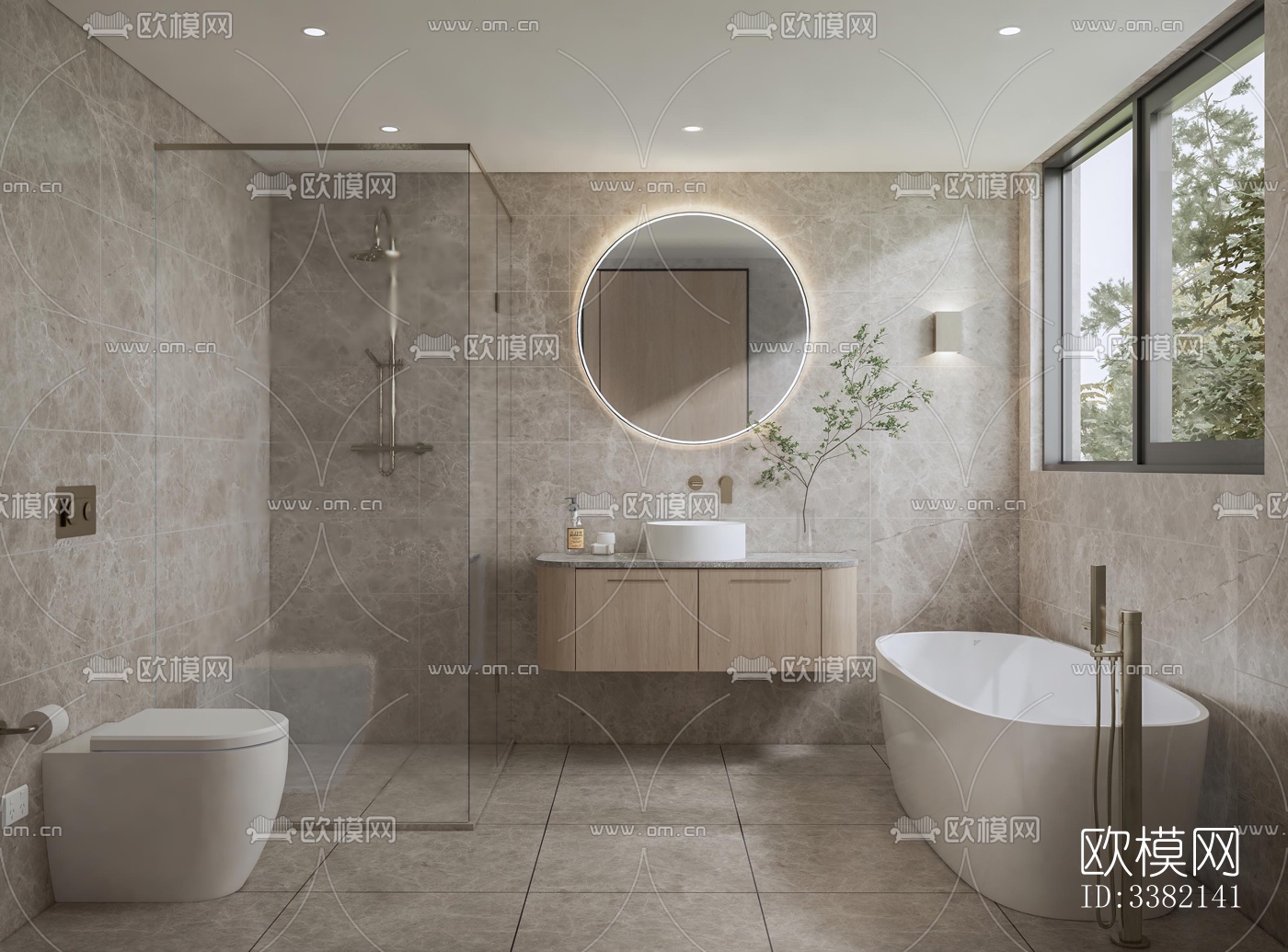 现代别墅效果图下载（渲染图5）