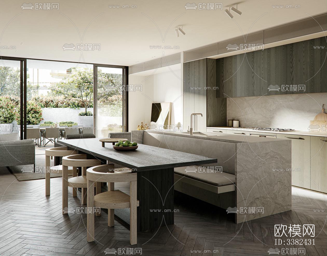 现代别墅效果图下载（渲染图15）