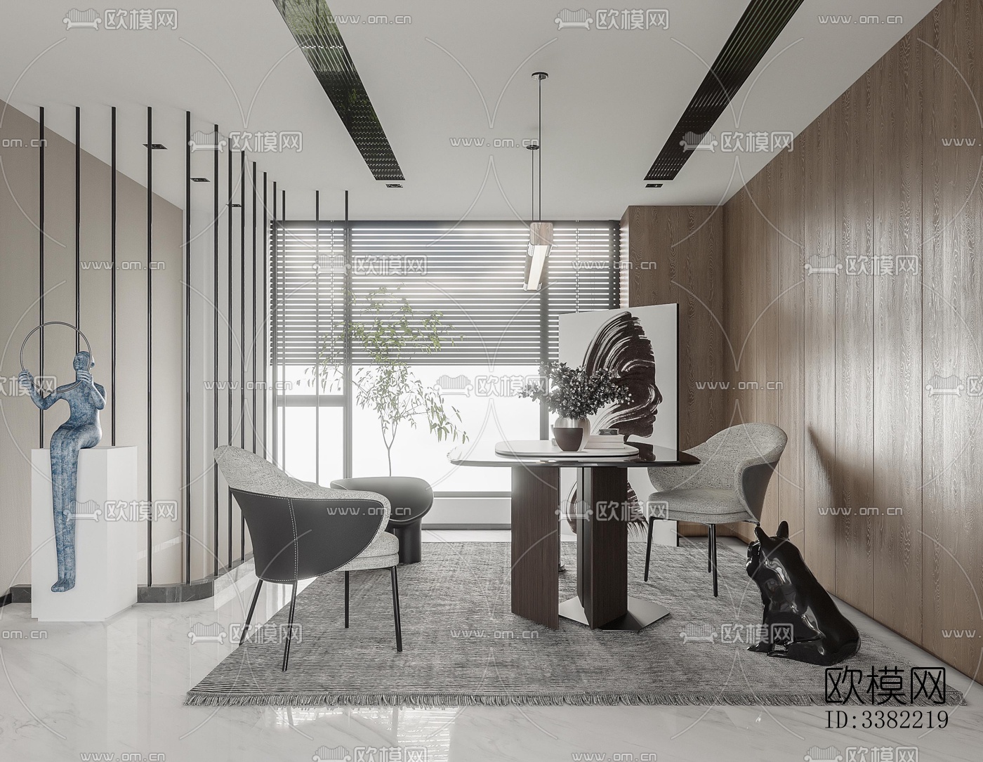 现代别墅效果图下载（渲染图7）