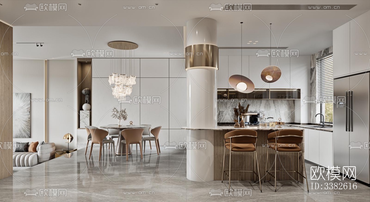 现代别墅效果图下载（渲染图6）