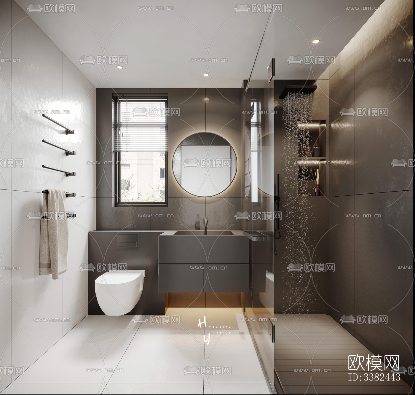 现代别墅效果图下载（渲染图6）