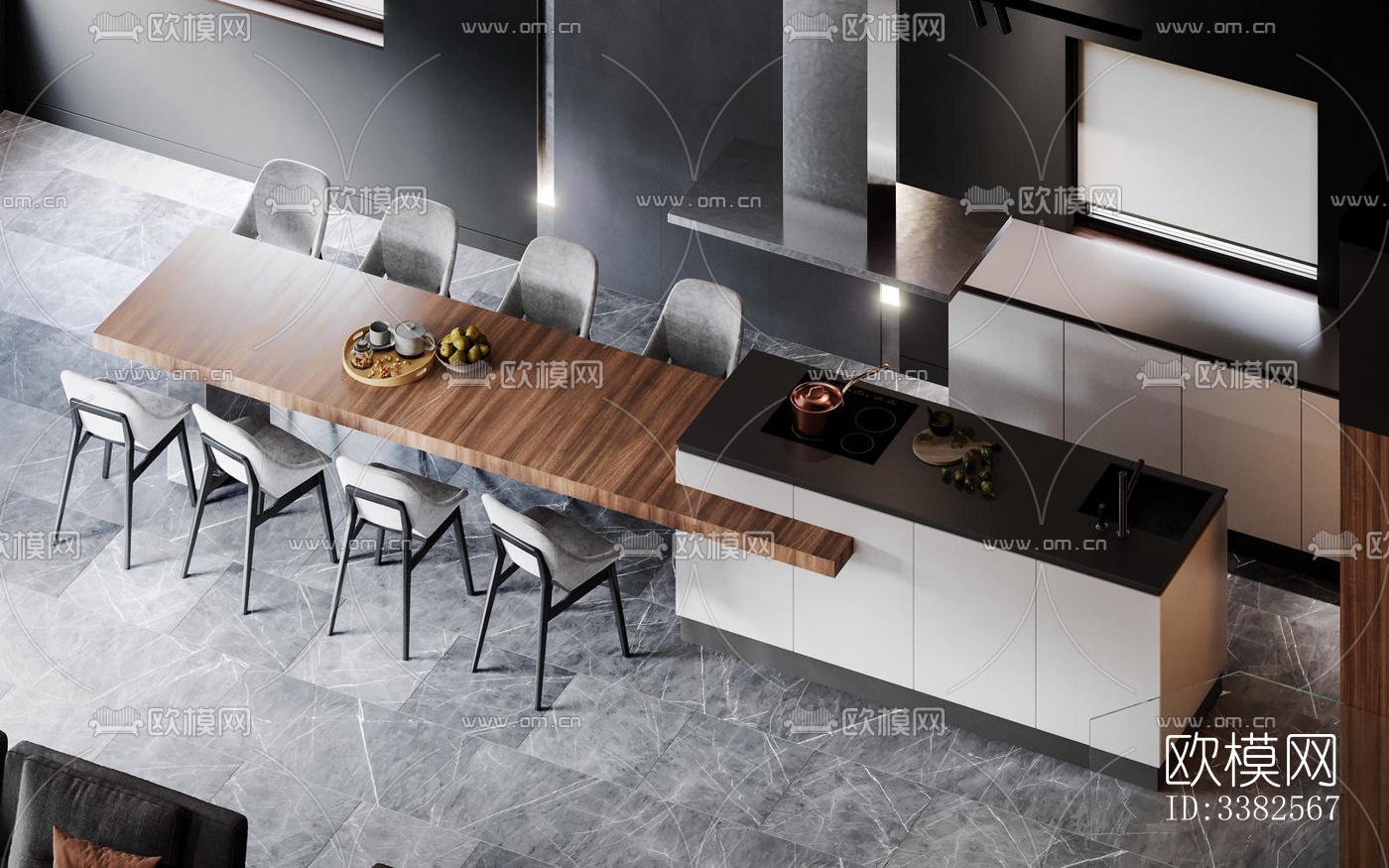 现代别墅效果图下载（渲染图4）