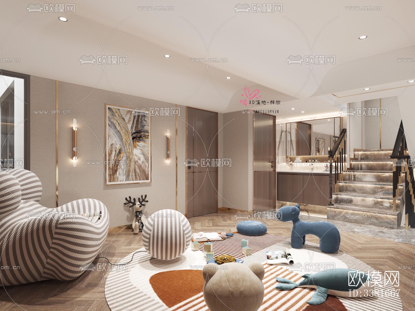 现代别墅效果图下载（渲染图6）