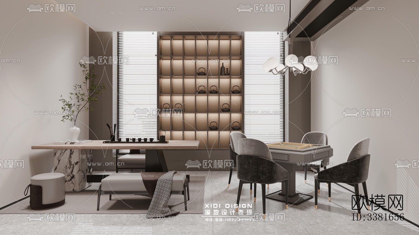 现代别墅效果图下载（渲染图7）