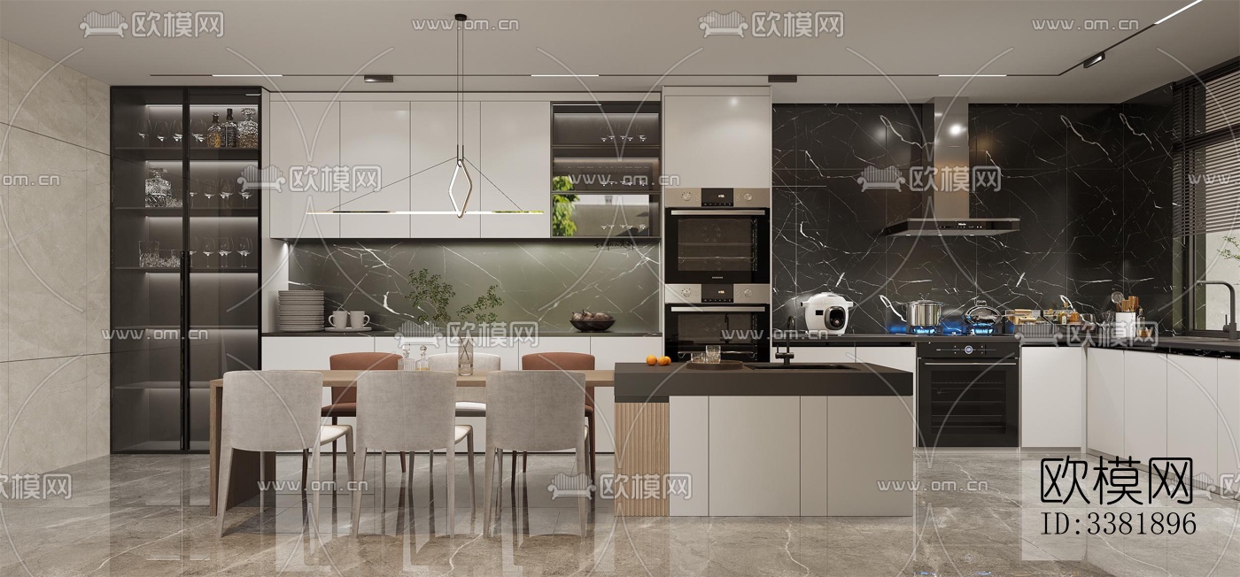 现代别墅效果图下载（渲染图1）