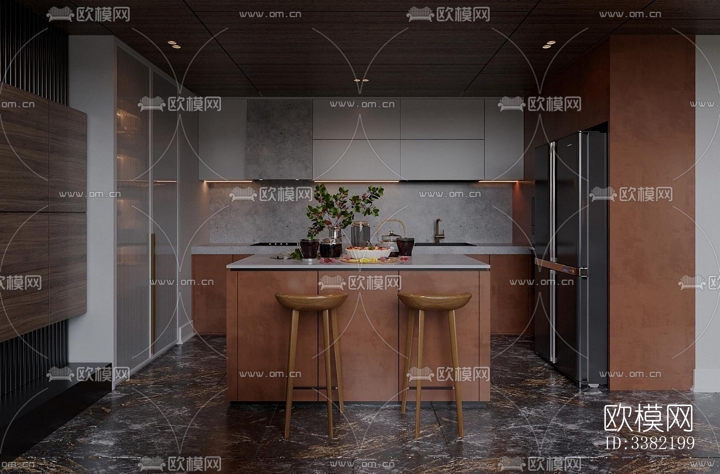 现代别墅效果图下载（渲染图3）