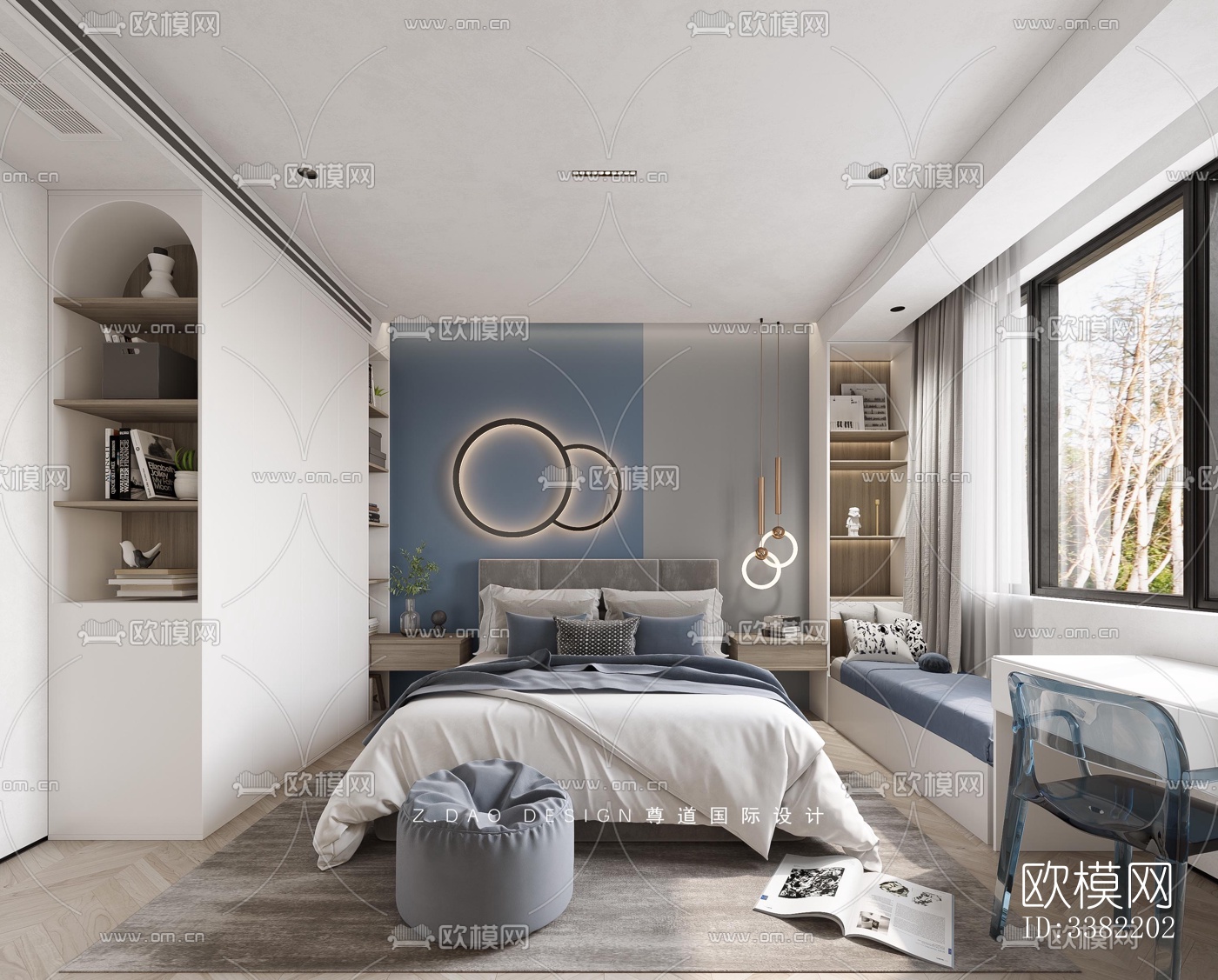 现代别墅效果图下载（渲染图9）