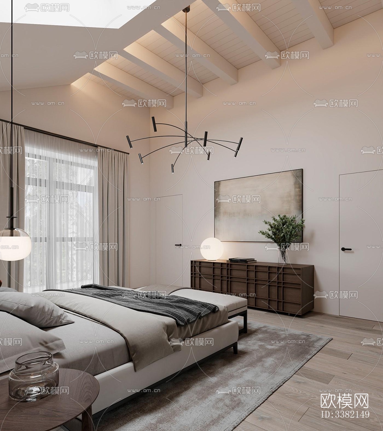 现代别墅效果图下载（渲染图9）