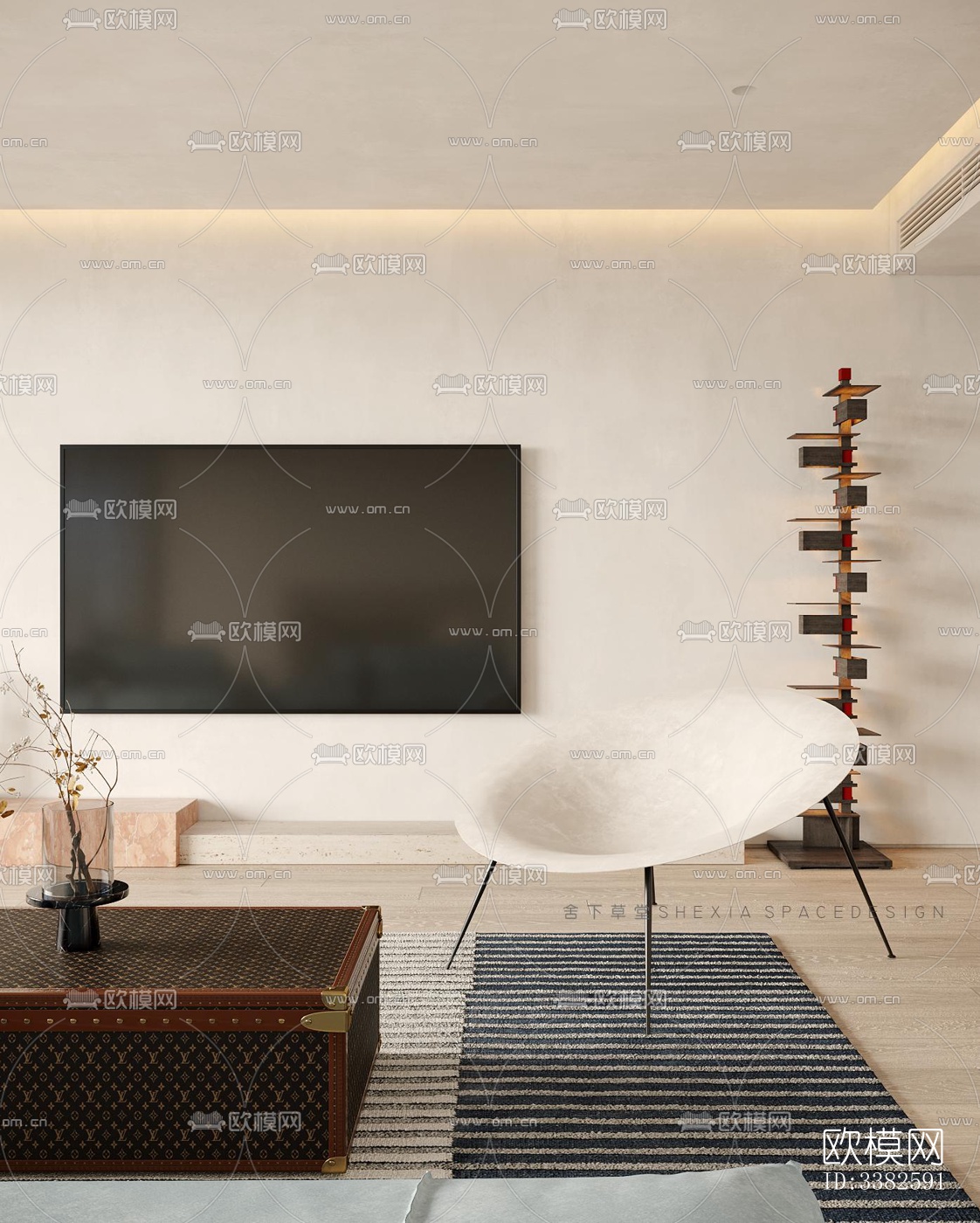 现代别墅效果图下载（渲染图3）