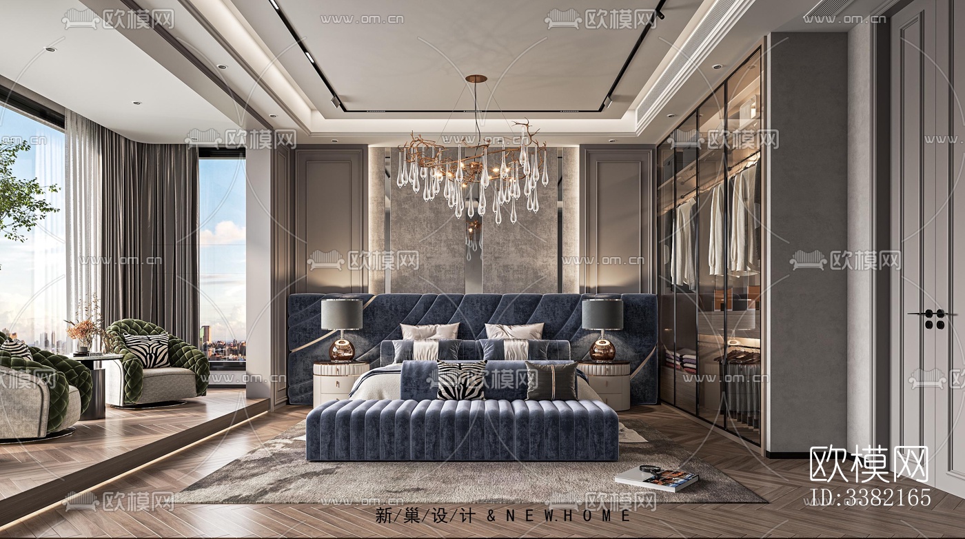 现代别墅效果图下载（渲染图8）