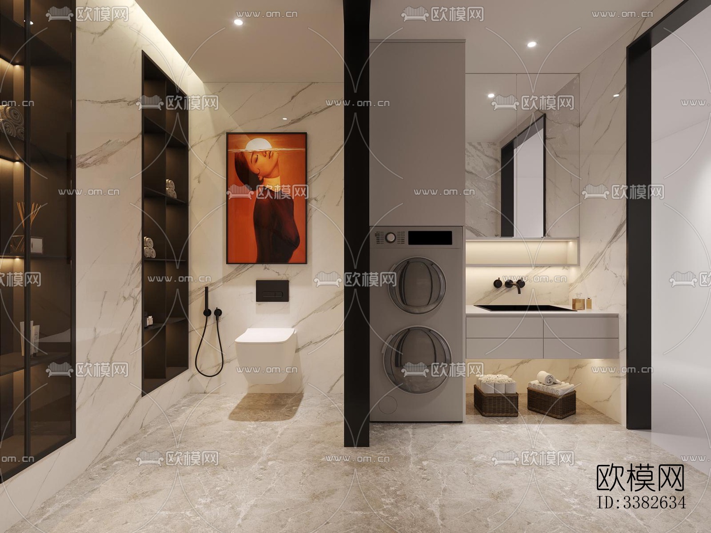 现代别墅效果图下载（渲染图12）