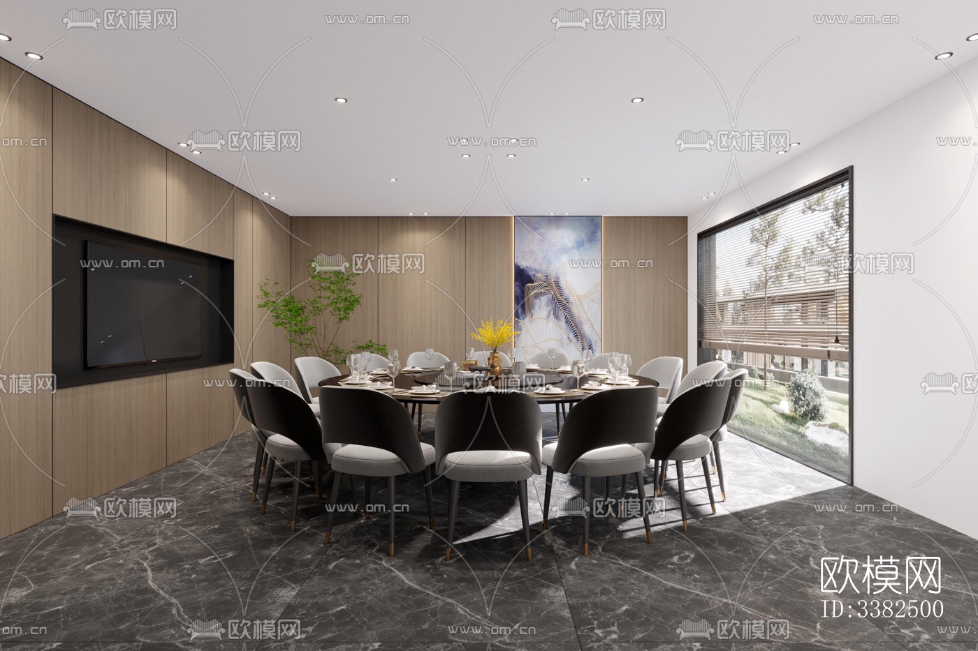 现代别墅效果图下载（渲染图4）