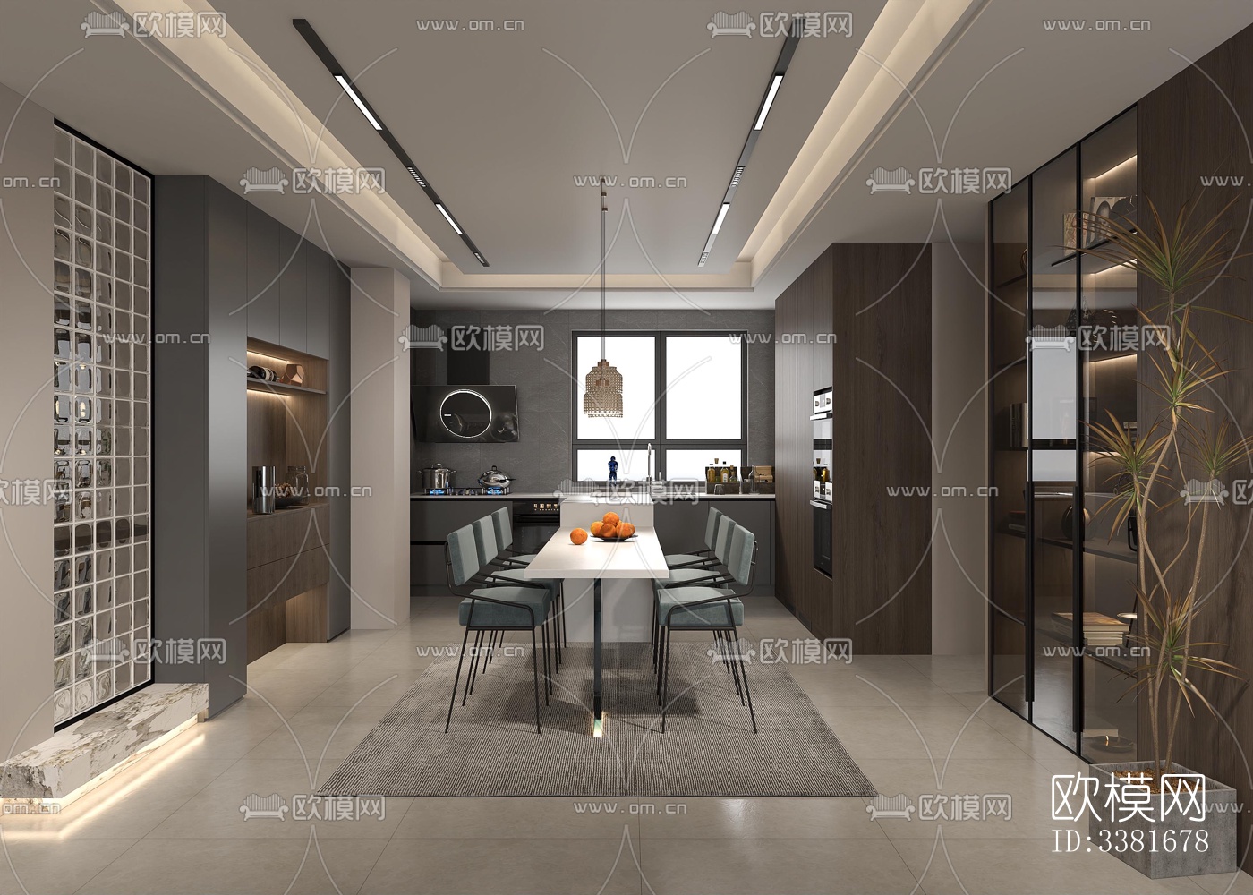 现代别墅效果图下载（渲染图7）