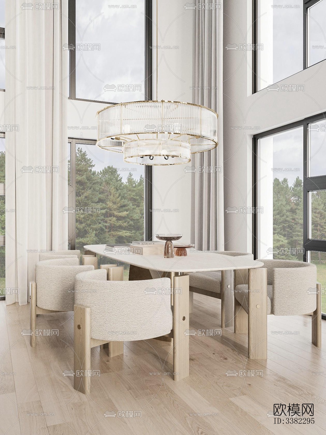 现代别墅效果图下载（渲染图3）