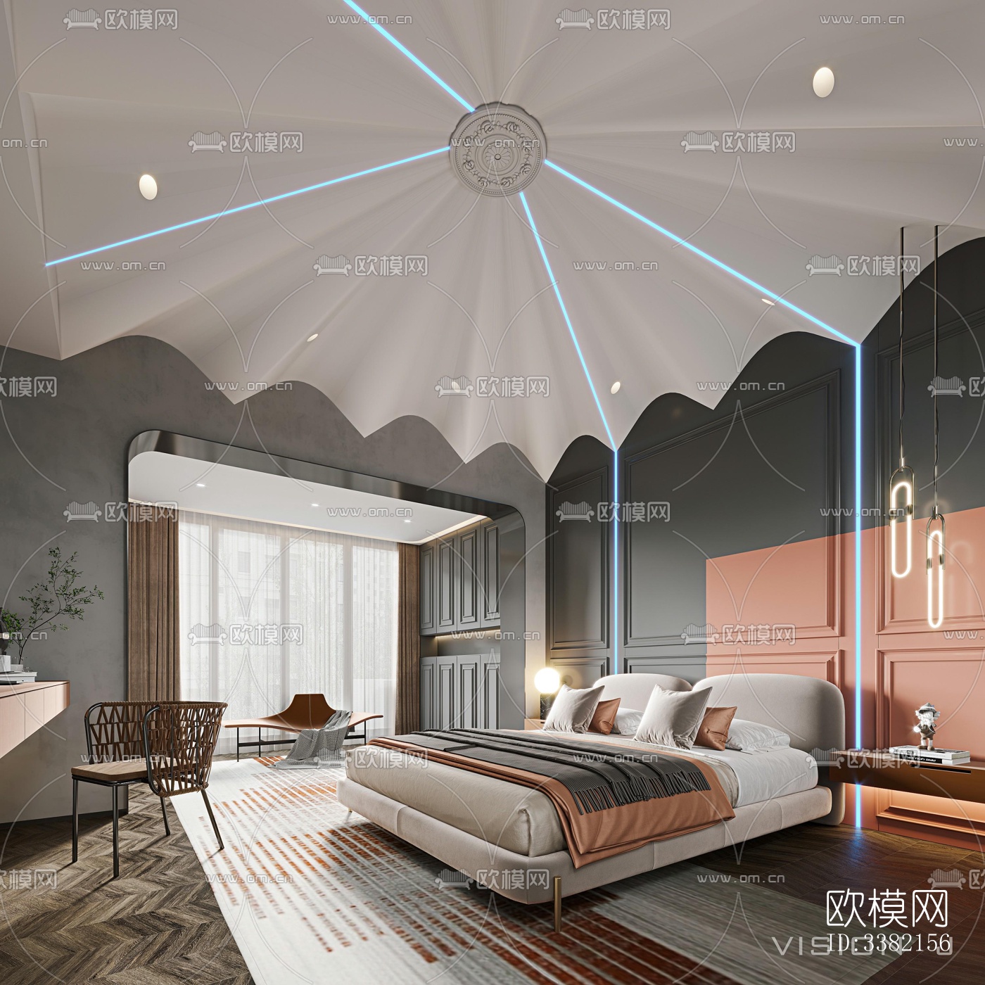 现代别墅效果图下载（渲染图13）