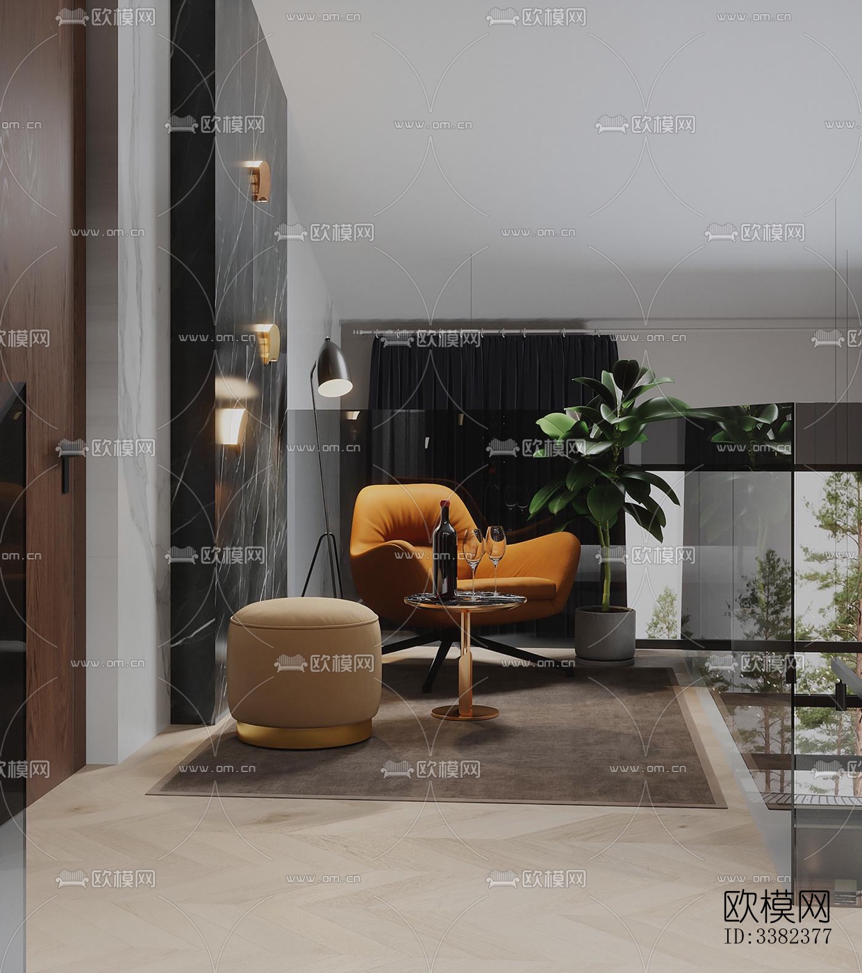 现代别墅效果图下载（渲染图5）