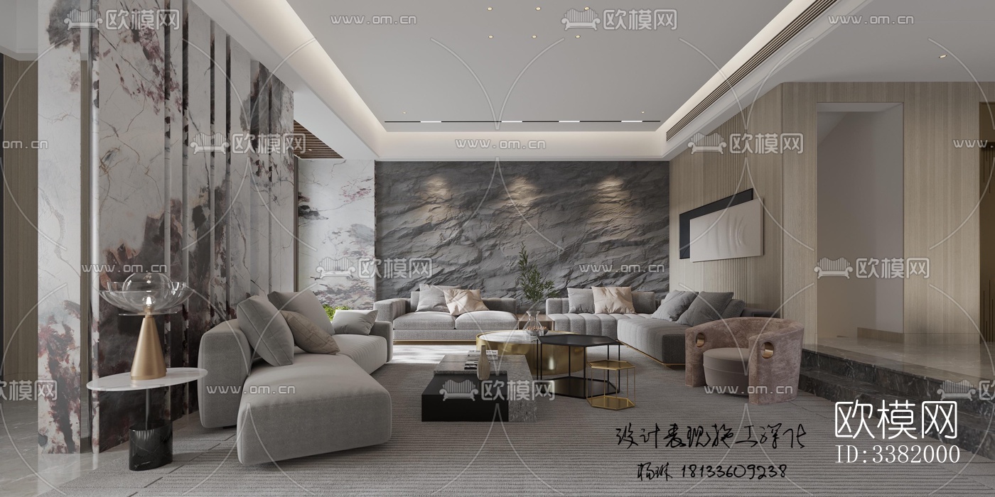 现代别墅效果图下载（渲染图17）