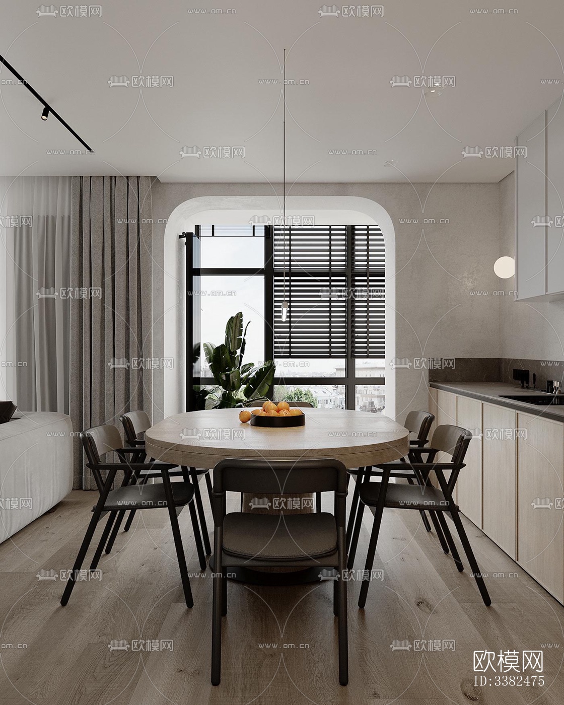 现代别墅效果图下载（渲染图3）