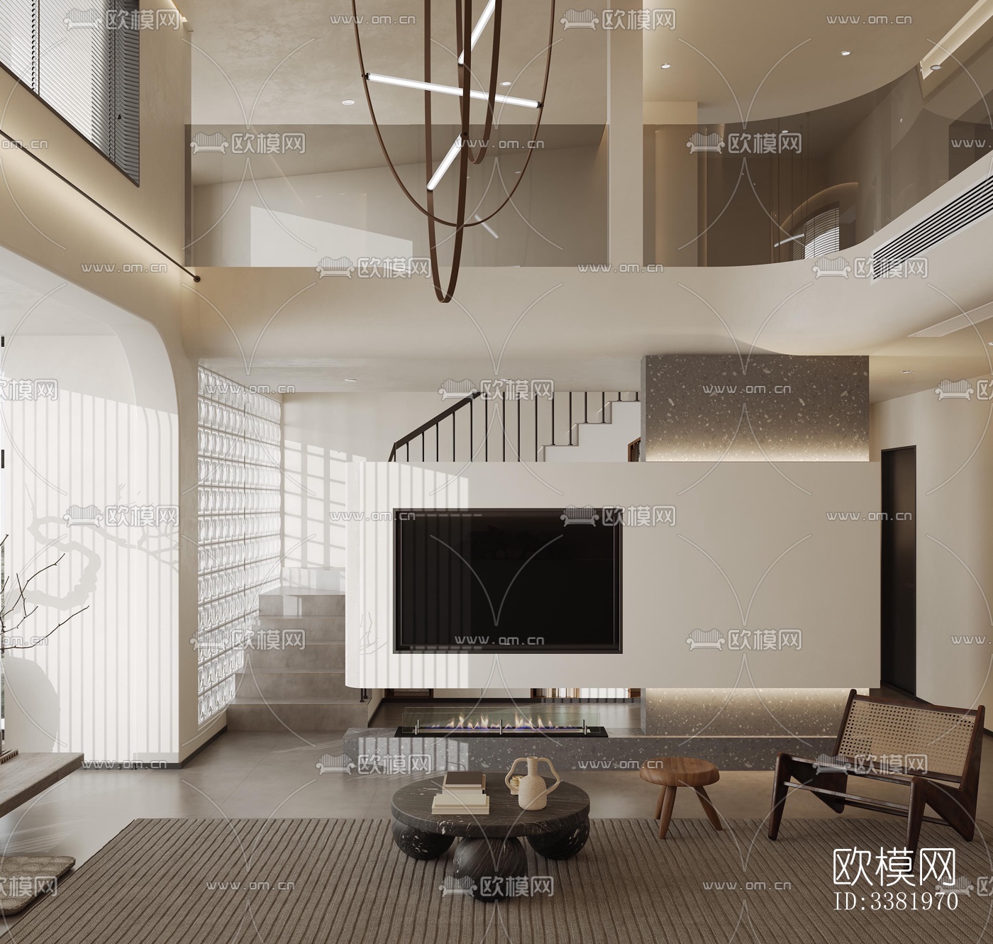 现代别墅效果图下载（渲染图5）