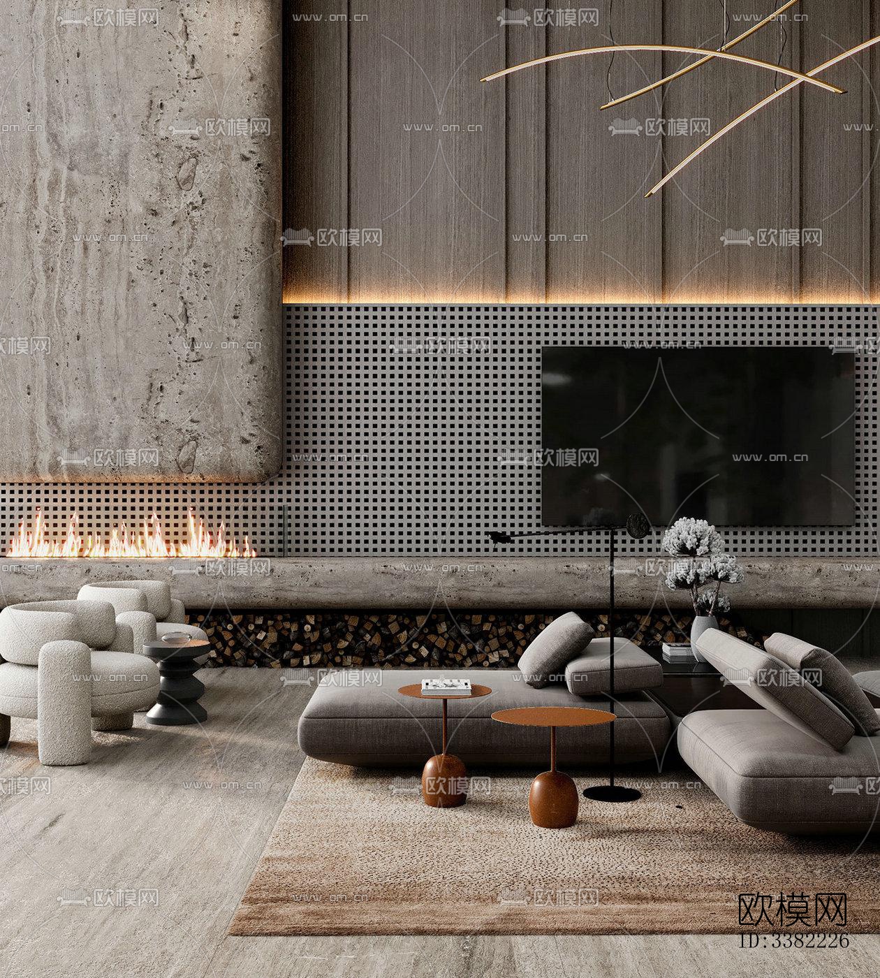 现代别墅效果图下载（渲染图17）