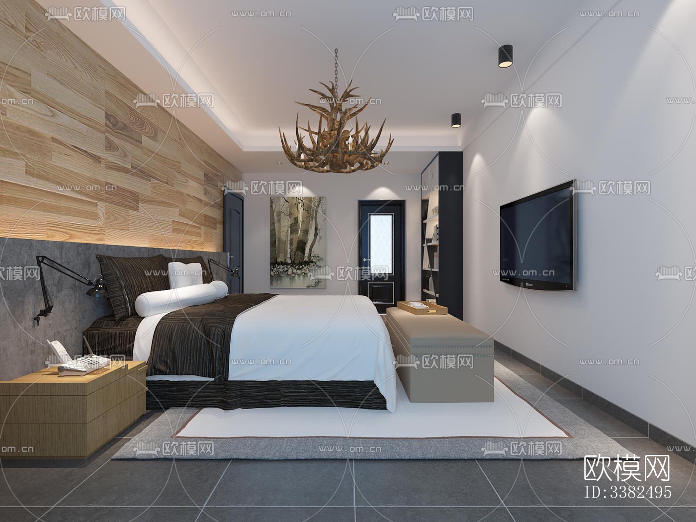 现代别墅效果图下载（渲染图14）