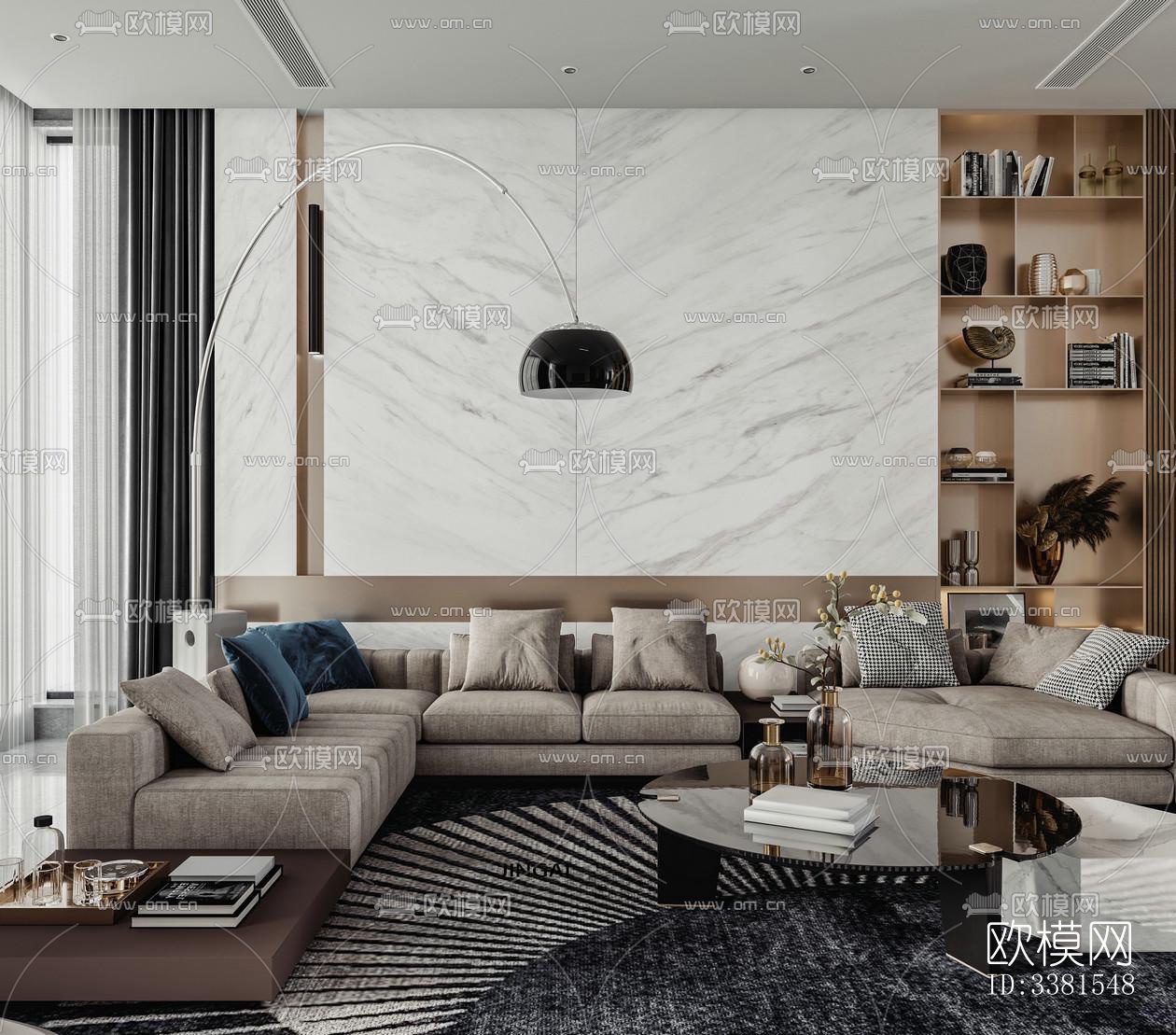 现代别墅效果图下载（渲染图13）