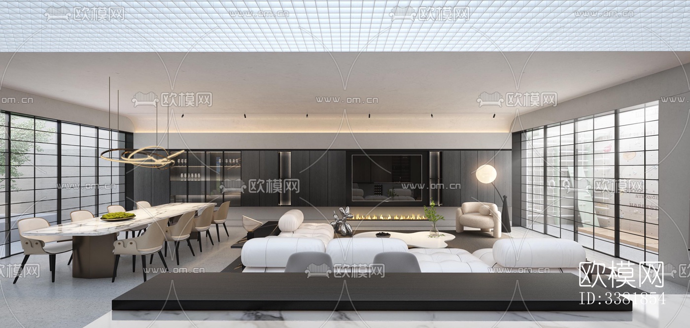 现代别墅效果图下载（渲染图9）