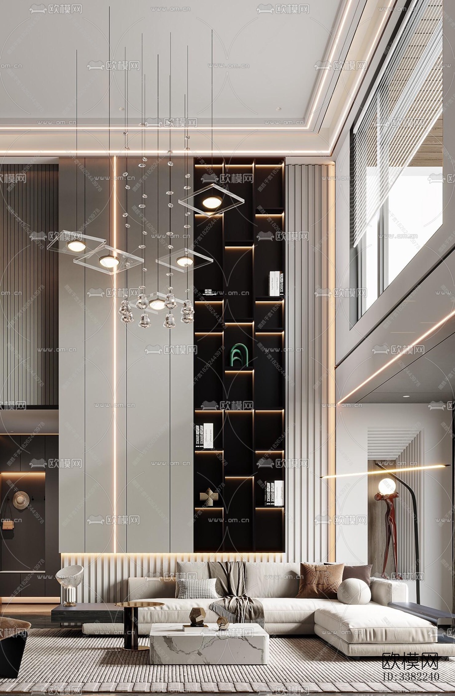 现代别墅效果图下载（渲染图12）