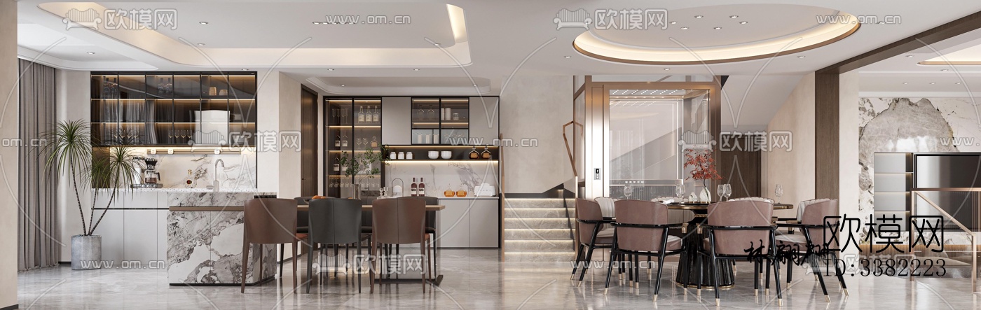 现代别墅效果图下载（渲染图5）