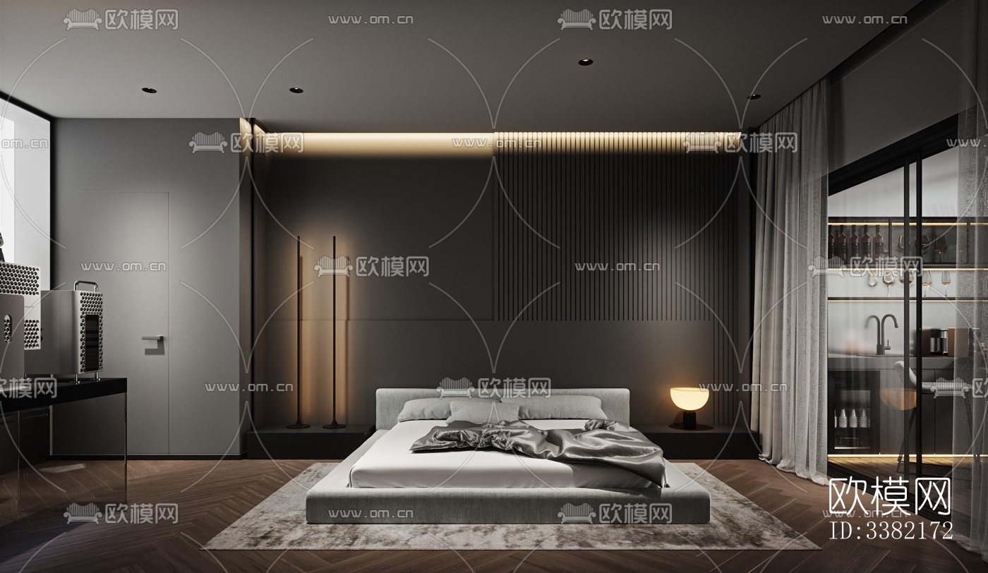 现代别墅效果图下载（渲染图3）