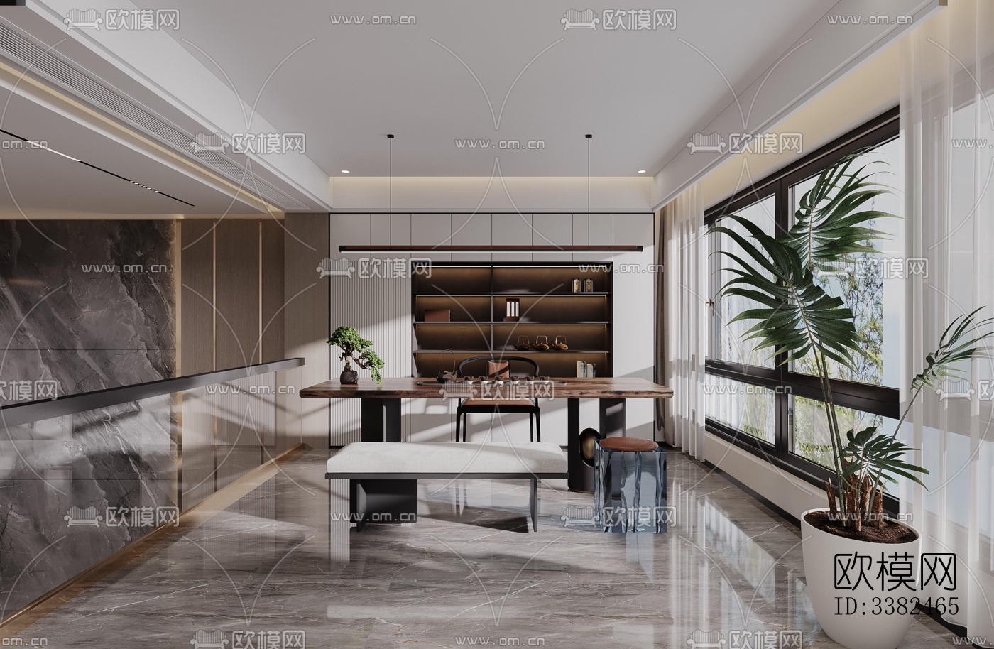 现代别墅效果图下载（渲染图5）