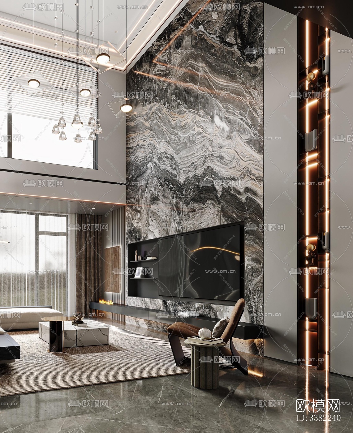 现代别墅效果图下载（渲染图6）