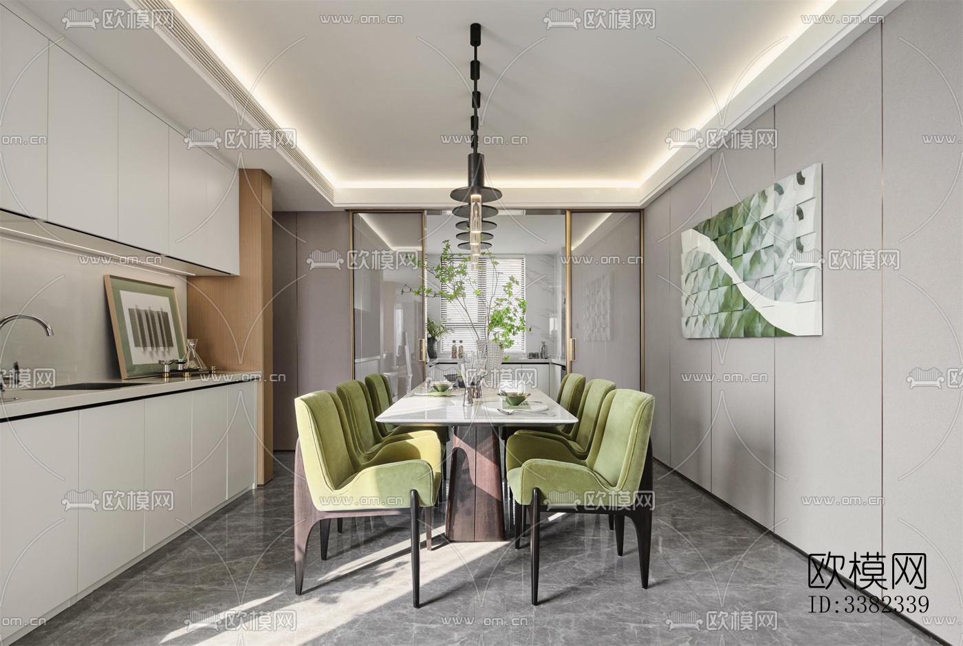 现代别墅效果图下载（渲染图11）