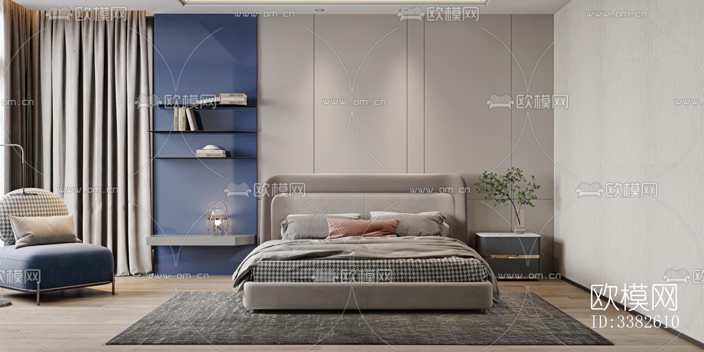 现代别墅效果图下载（渲染图2）