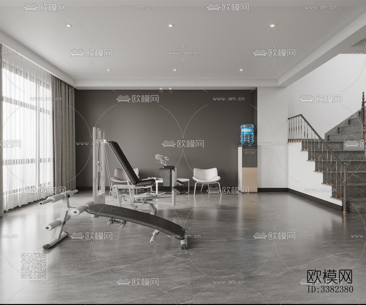 现代别墅效果图下载（渲染图17）