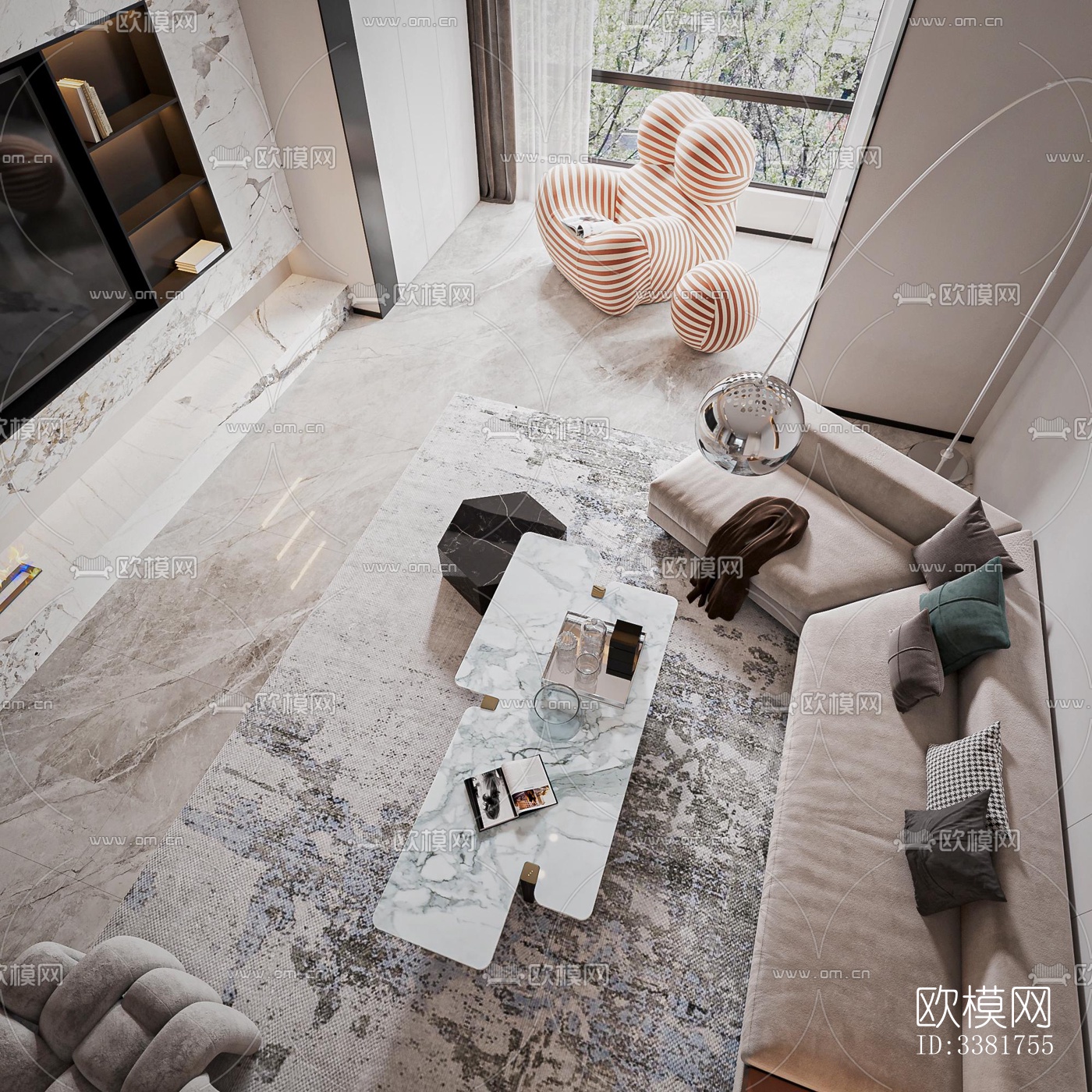 现代别墅效果图下载（渲染图10）