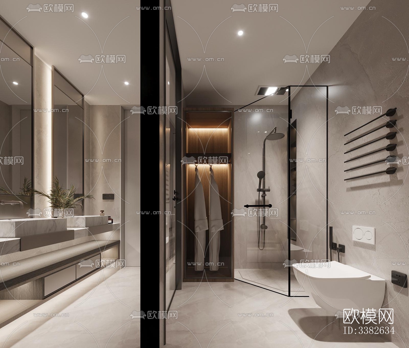 现代别墅效果图下载（渲染图6）