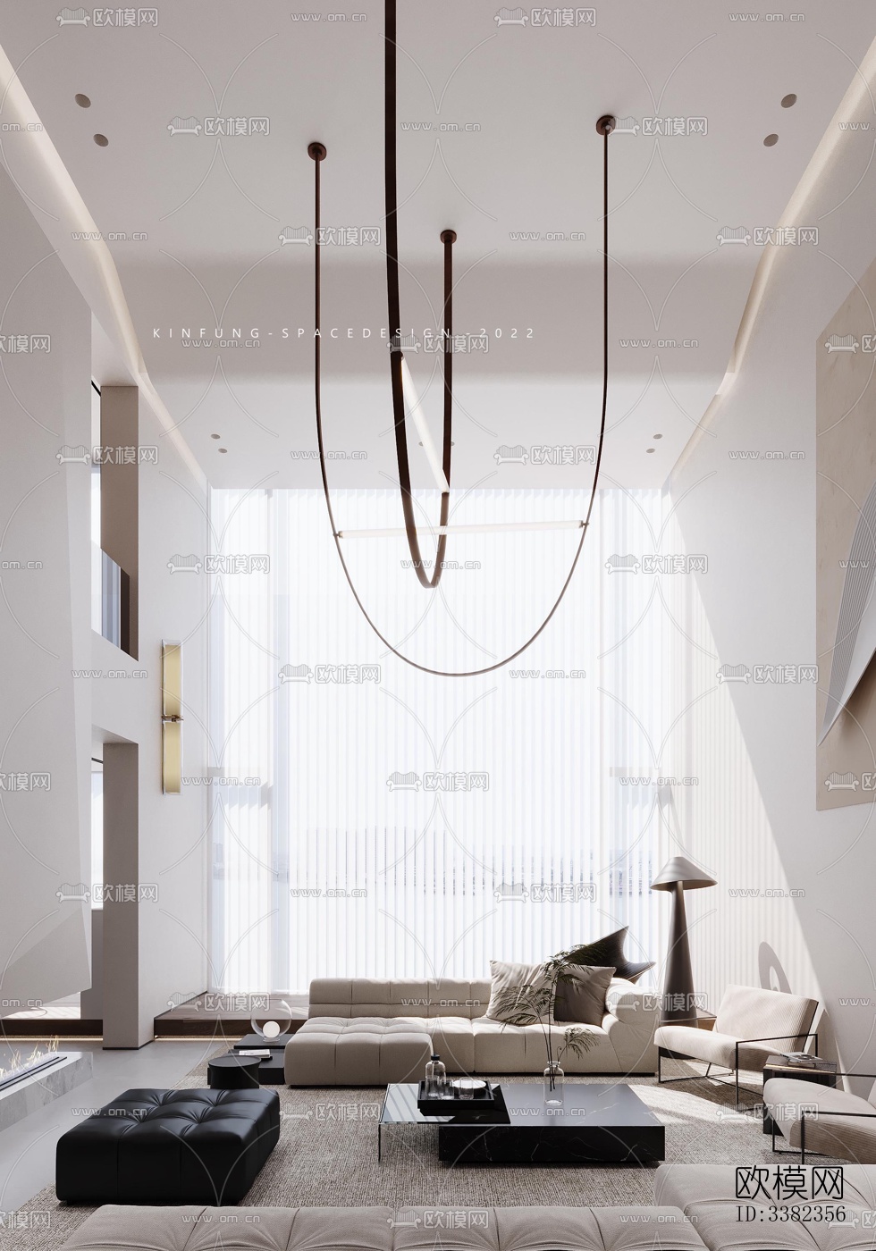 现代别墅效果图下载（渲染图15）