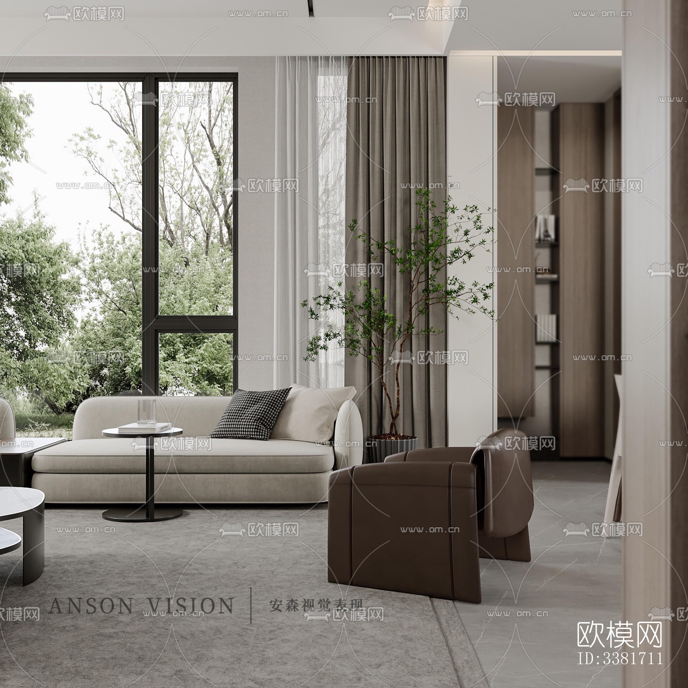 现代别墅效果图下载（渲染图16）