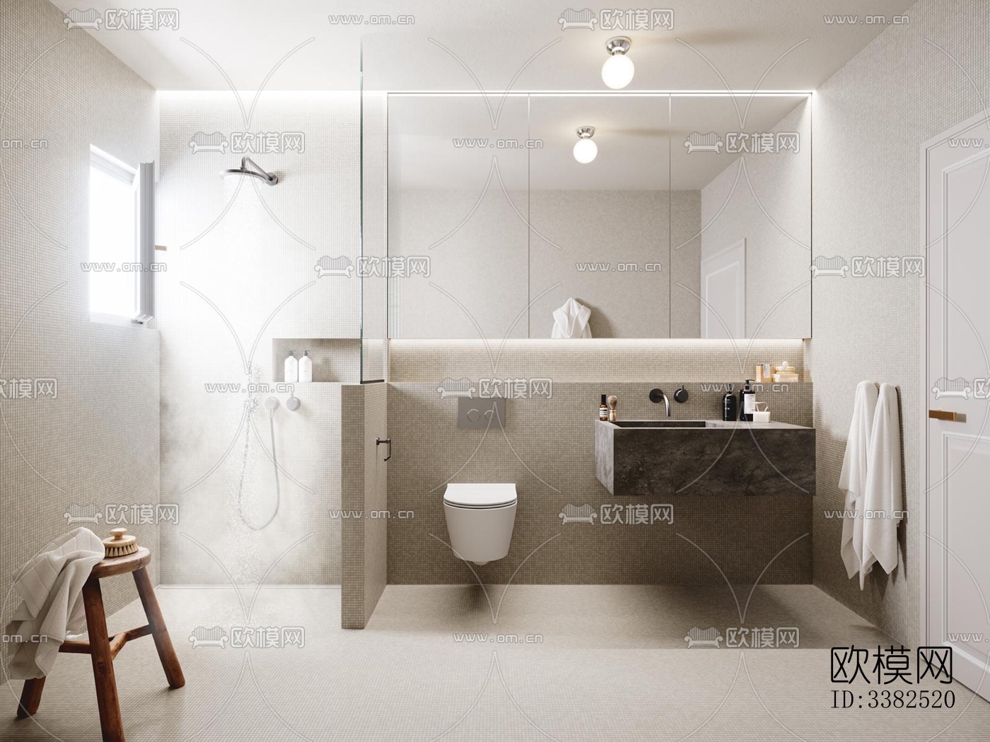 现代别墅效果图下载（渲染图3）