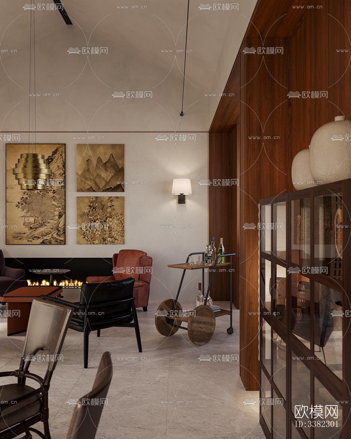 现代别墅效果图下载（渲染图8）