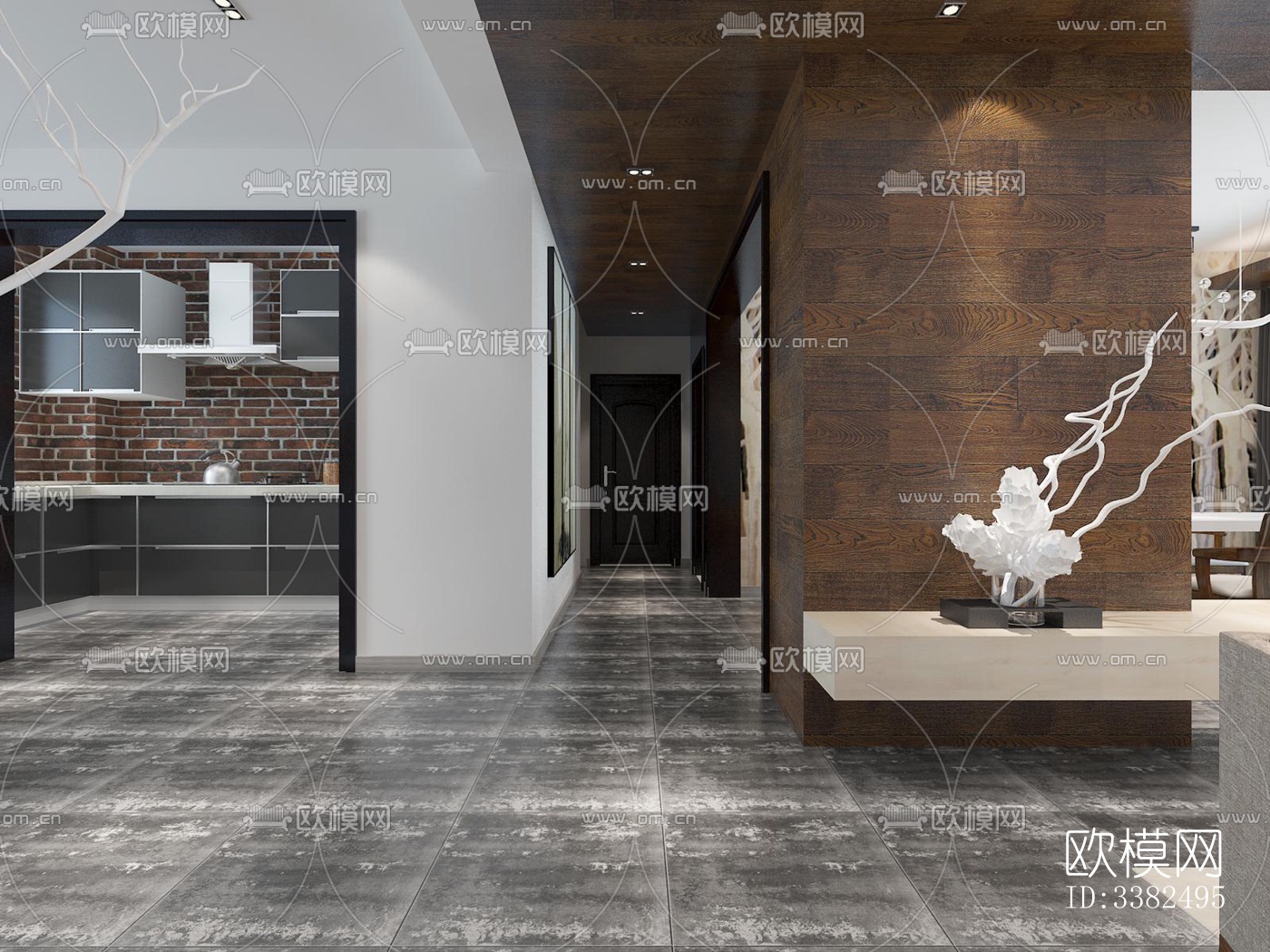 现代别墅效果图下载（渲染图9）